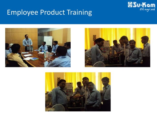 Su-Kam Employee Product Training with hands-on inverter hardware demonstration